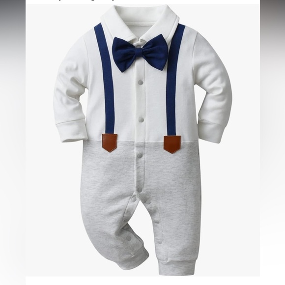 Infant 6-9 month gentleman party outfit - Picture 1 of 7